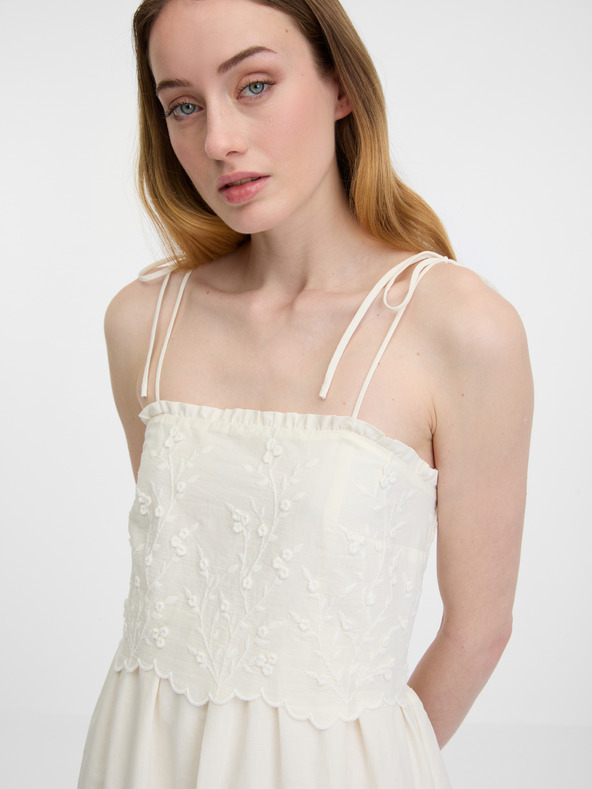 Orsay Кремава дамска рокля ORSAY