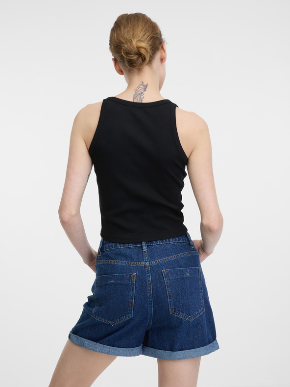 Orsay Черна дамска скъсена потник ORSAY