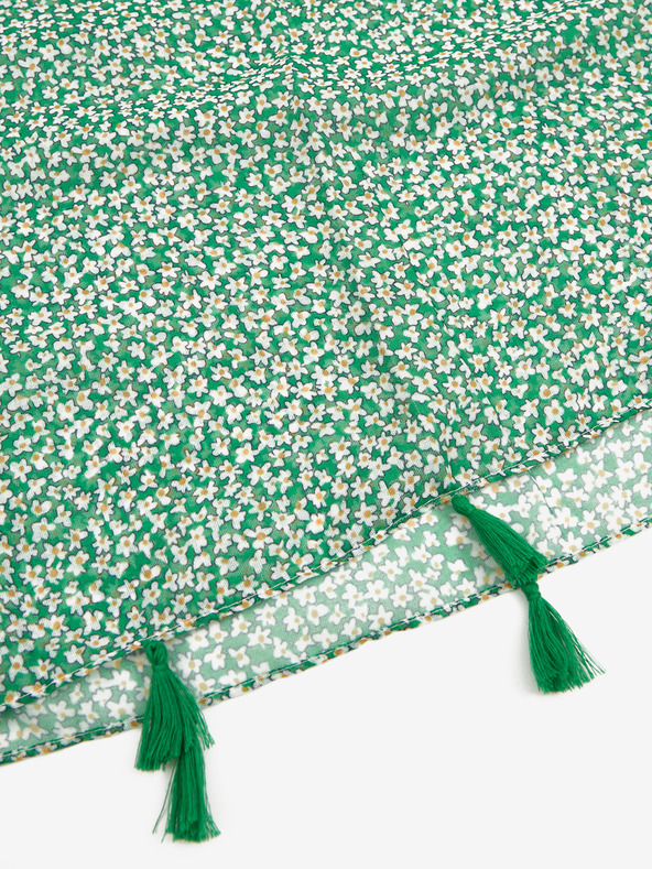 Orsay Зелено дамско фишу на цветя ORSAY