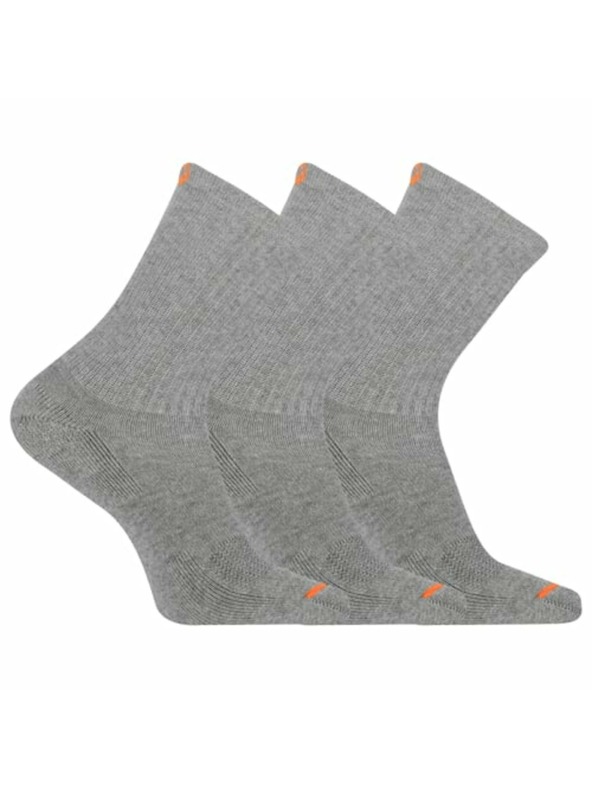 Merrell merrell чорапи MEA33564C3B2 GRAYH CUSHIONED COTTON CREW (3 опаковки) сиви S/M MERRELL ЧОРАПИ