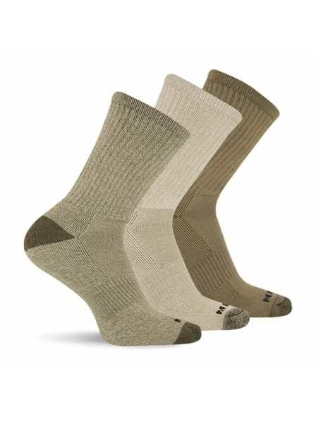 Merrell merrell чорапи MEA33507C3B2 OLAST WOOL EVERYDAY CREW (3 опаковки) маслинено асортирани S/M MERRELL ЧОРАПИ