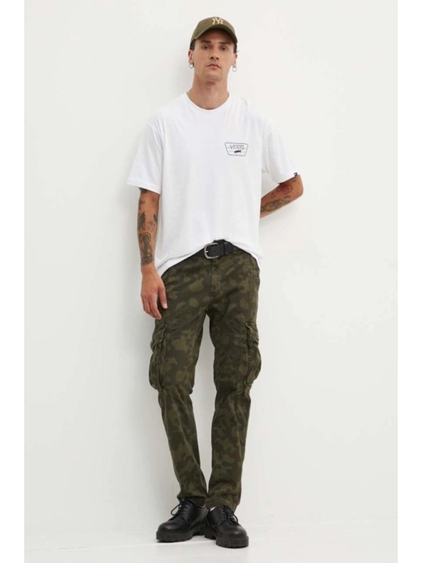 Vans Мъжка бяла тениска Full Patch Back Vans