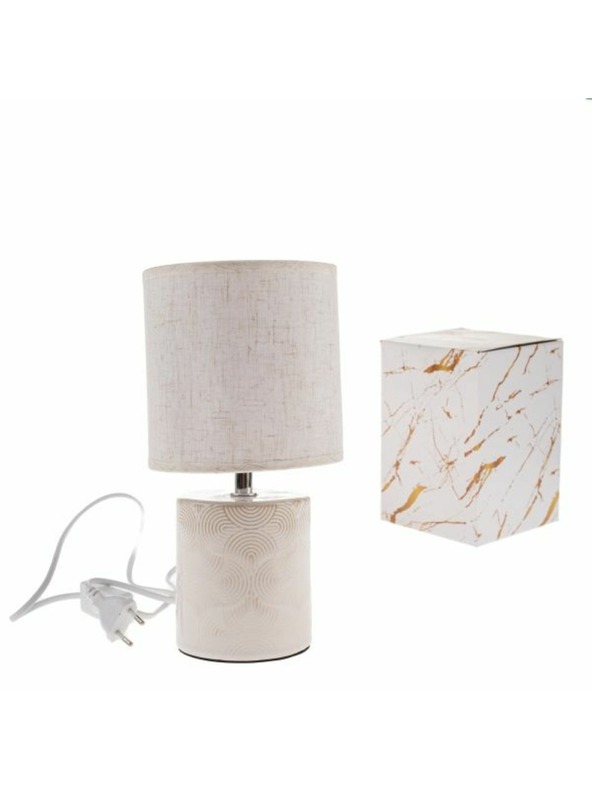 Casa de Engel Керамична електрическа настолна лампа 27см, 1/12