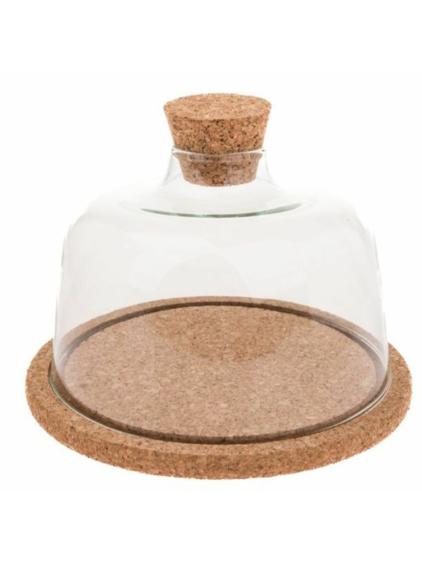 Casa de Engel Стъклен капак с корков поднос височина 11 см, 18/180