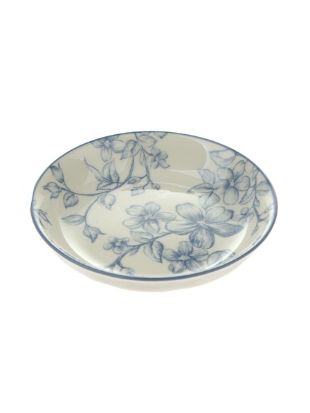 Casa de Engel Керамична десертна чиния Ø 10 см - сини цветя, 12/96