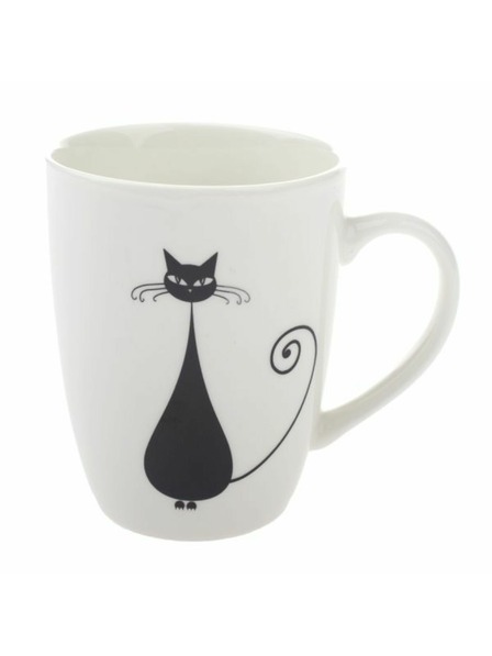 Casa de Engel Порцеланова чаша с мотив на котка - 370мл, 12/36