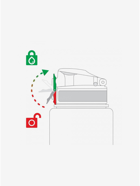 ION8 Черна щампована бутилка Ion8 Leak Proof Celestical Universe (500 мл)