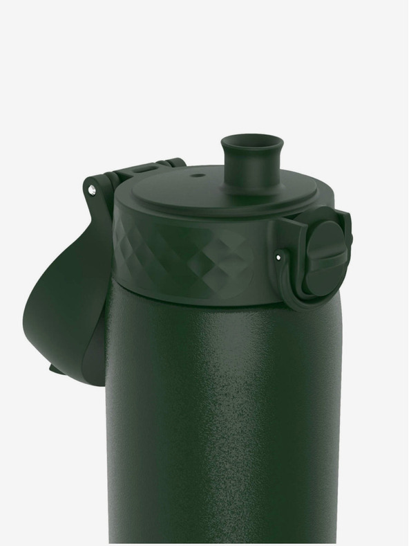 ION8 Тъмнозелена неръждаема бутилка Ion8 Leak Proof (600 мл)