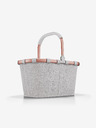 Reisenthel Сив пазарски кошница с розова рамка Reisenthel Carrybag