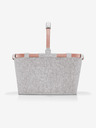 Reisenthel Сив пазарски кошница с розова рамка Reisenthel Carrybag