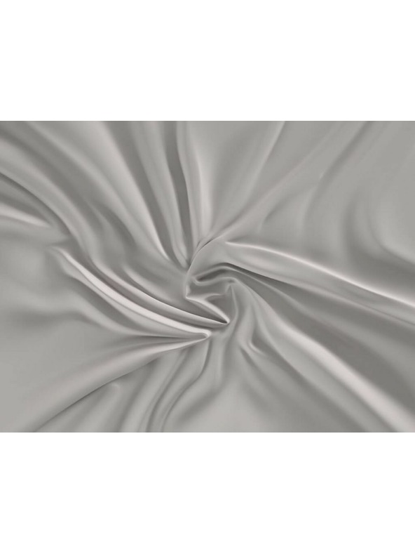 Kvalitex Сатенен чаршаф Luxury Collection 220x200см светлосив Kvalitex