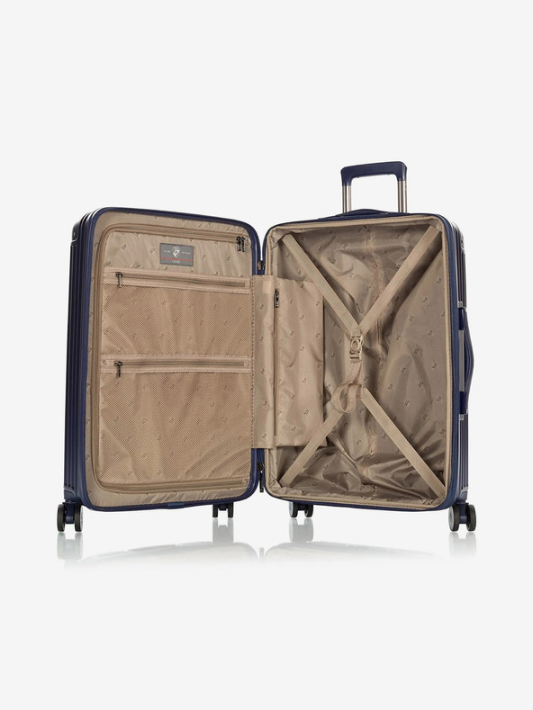 Heys Син пътнически куфар Heys Cruze M Navy