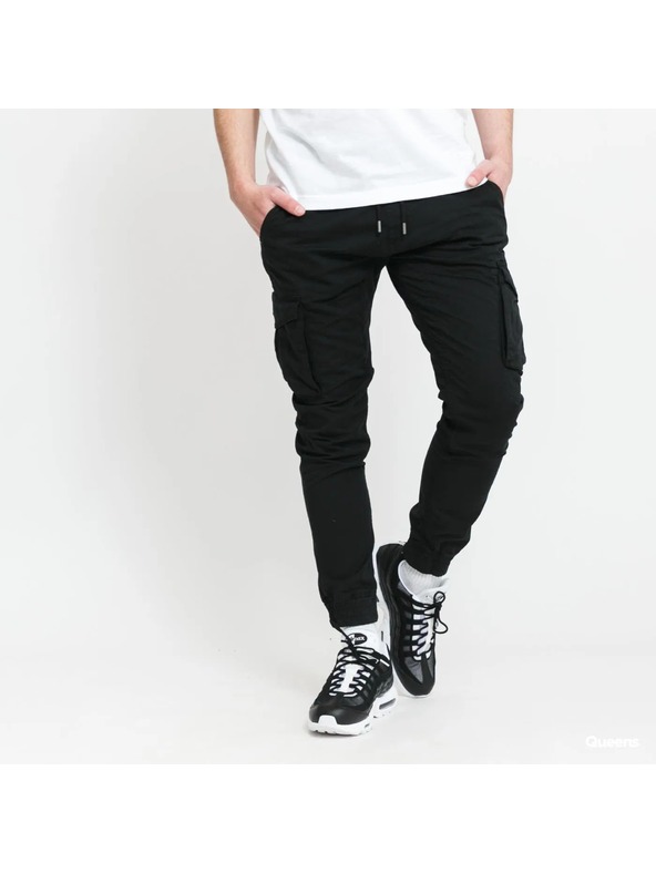 Alpha Industries Мъжки черни долнища Alpha Industries Cotton Twill Jogger