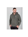 Alpha Industries Мъжки зелен суитшърт с качулка Alpha Industries Basic Zip hoodie Dark Olive