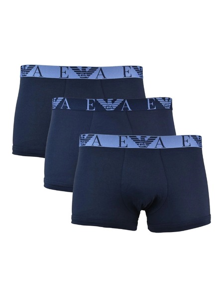 Emporio Armani Комплект от три броя тъмносини боксерки Emporio Armani Underwear 40035 Marine 3-Pack