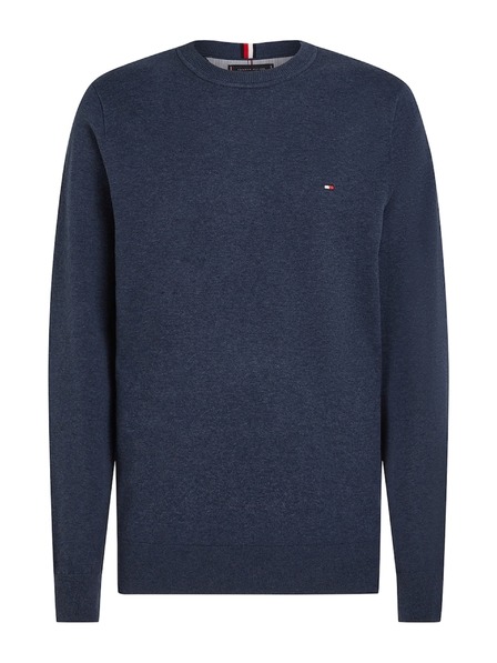 Tommy Hilfiger Мъжки син пуловер от колекция 1985 Tommy Hilfiger