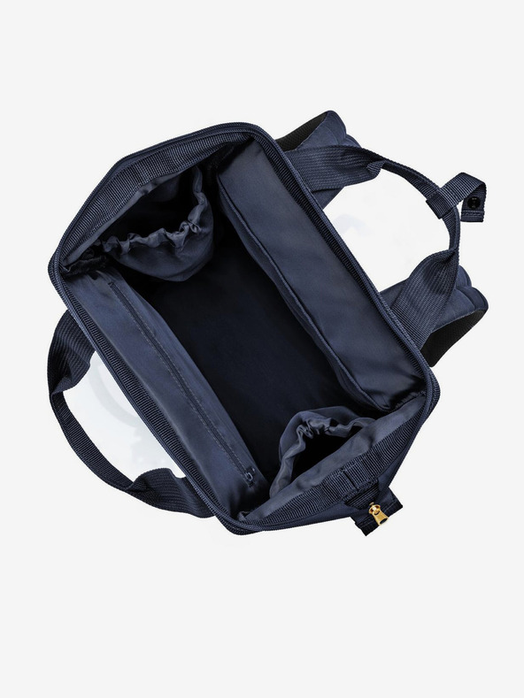 Reisenthel Тъмносиня дамска раница Reisenthel Allrounder R Rhombus Midnight Gold