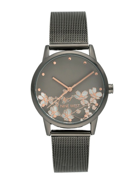 Nine West	 Дамски сребристи часовници Nine West NW/2429FLGY