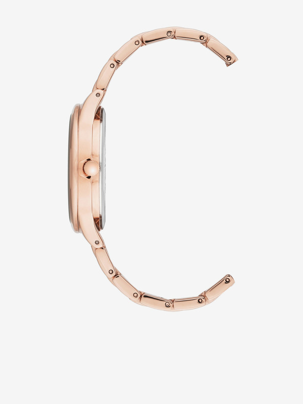 Anne Klein Комплект часовник и гривни в златисто-розово Anne Klein