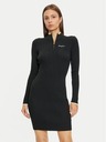 Tommy Jeans Дамска черна трикотажна рокля Tommy Jeans