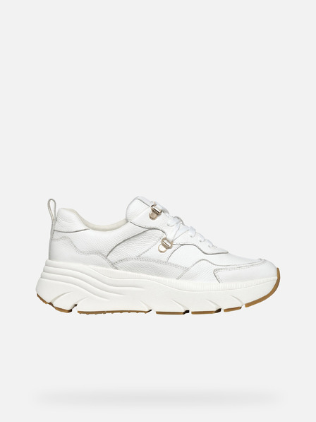 Geox Бели дамски маратонки Geox Iamantha