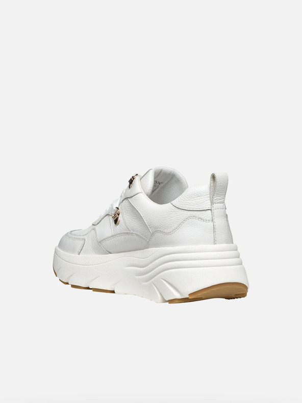 Geox Бели дамски маратонки Geox Iamantha