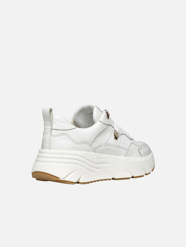 Geox Бели дамски маратонки Geox Iamantha