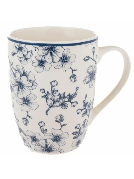 Casa de Engel Керамична чаша 300мл - сини цветя, 6/36