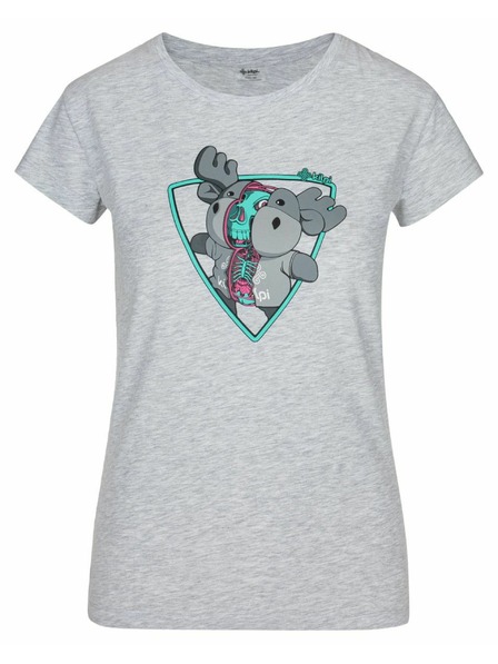 Kilpi Светлосива дамска памучна тениска Kilpi Albion