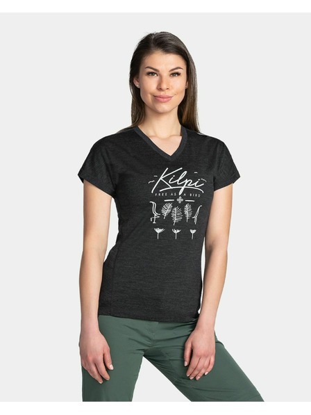 Kilpi Тъмносива дамска спортна тениска Kilpi Merin