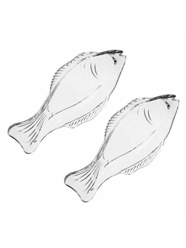 Casa de Engel Стъклена чиния - риба - комплект 2бр, 2/12