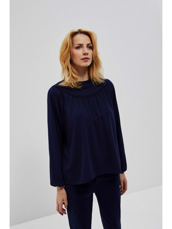 Moodo Еднотонна риза-блуза