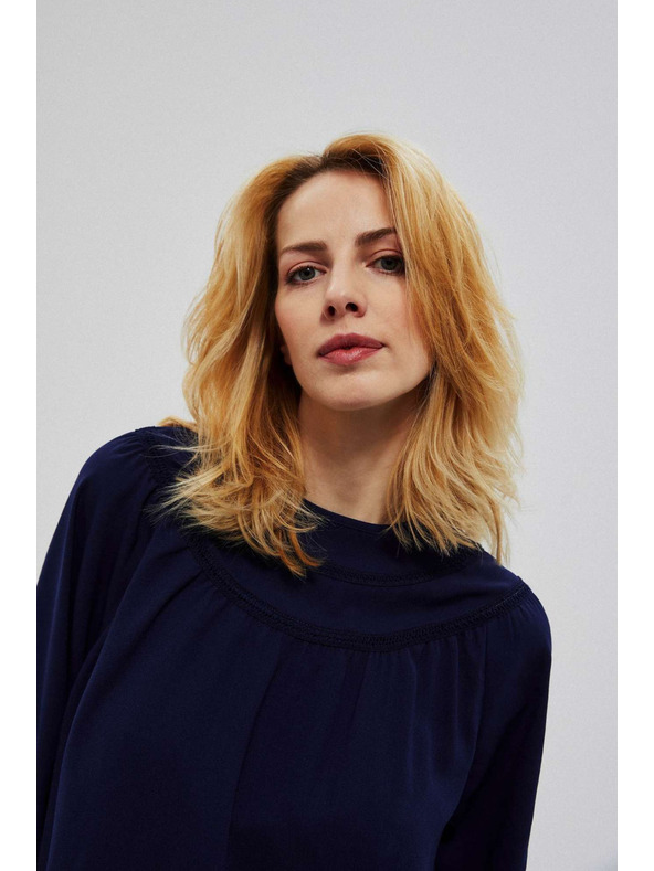 Moodo Еднотонна риза-блуза