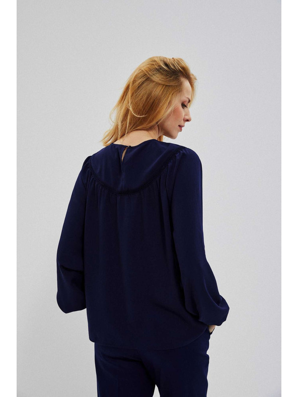 Moodo Еднотонна риза-блуза