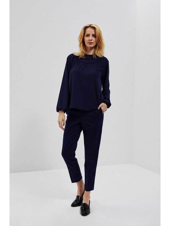 Moodo Еднотонна риза-блуза