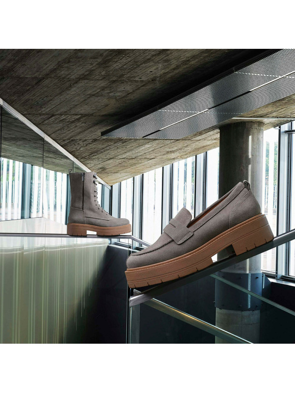 Geox Светлозелени дамски мокасини Geox Spherica EC7