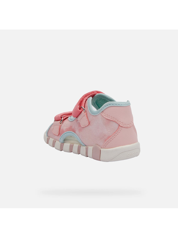 Geox Момичешки сандали за първи стъпки Geox Iupidoo Розови