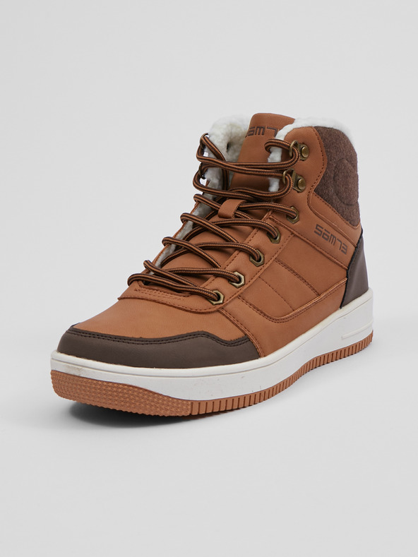 Sam 73 Кафяви мъжки зимни боти SAM 73