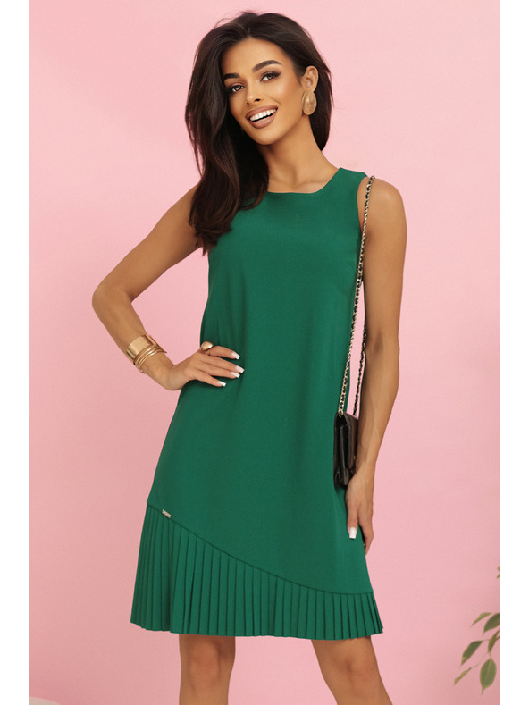 numoco Рокля KARINE с асиметрична драперия