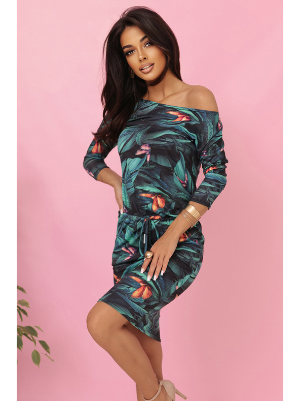 numoco Спортна рокля с джобове и връзване