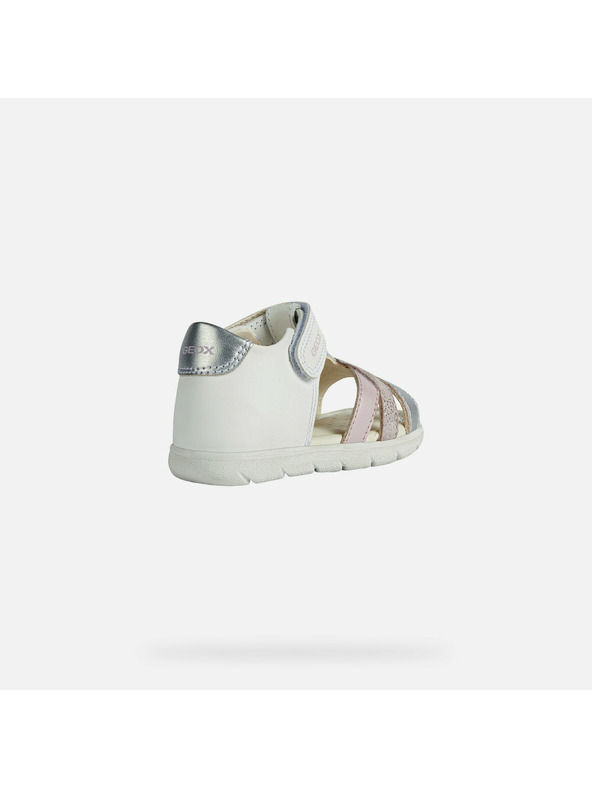 Geox Бели сандали Geox Alul за момичета