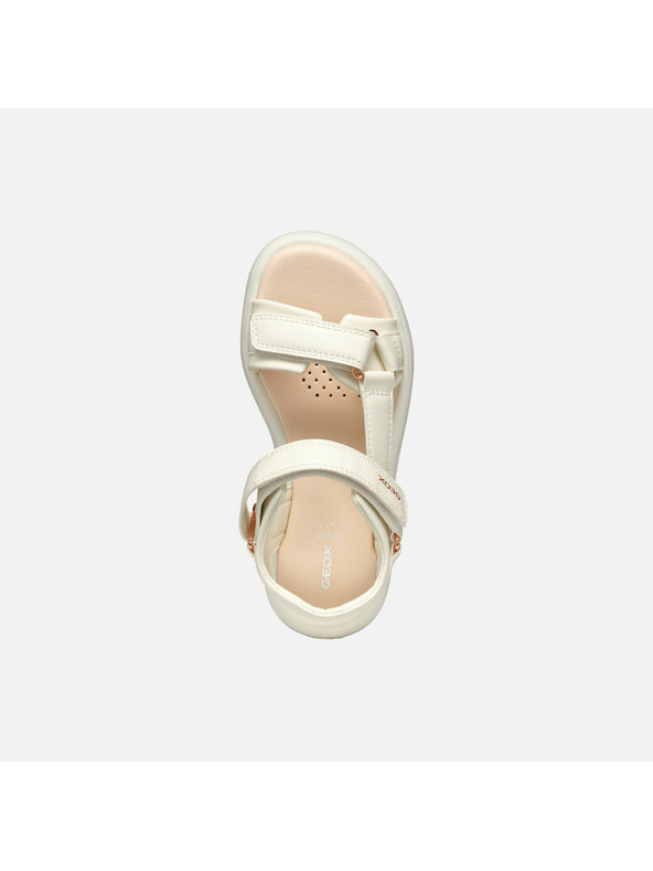 Geox Кремави момичешки сандали Geox Puffypop