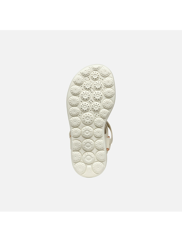 Geox Кремави момичешки сандали Geox Puffypop