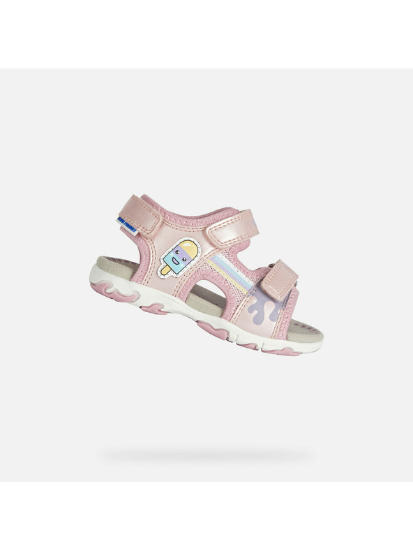 Geox Розови сандали Geox Flaffee за момичета
