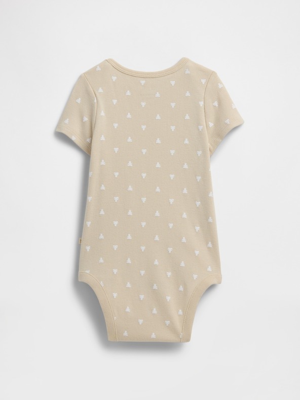 GAP Бебешко боди с лого Gap