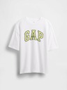 GAP Детска oversize тениска Heavyweight Athletic Logo GAP