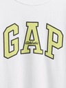 GAP Детска oversize тениска Heavyweight Athletic Logo GAP