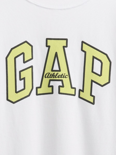 GAP Детска oversize тениска Heavyweight Athletic Logo GAP