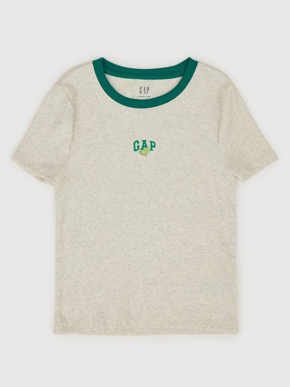 GAP Кроп тениска с лого Americana GAP
