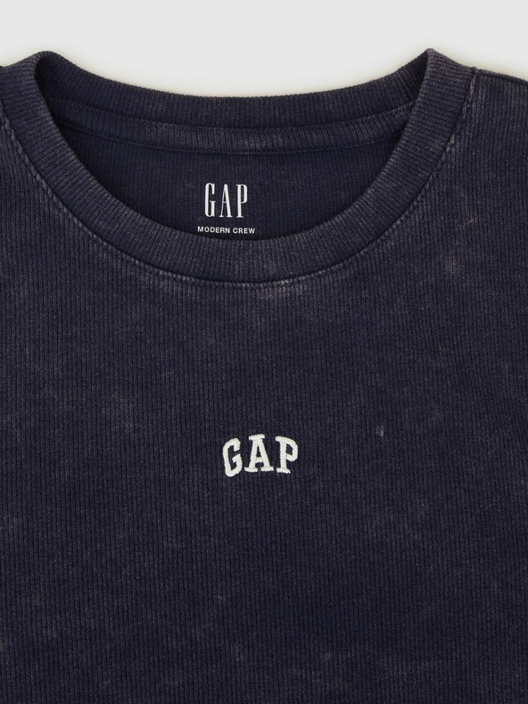 GAP Кроп тениска с лого Americana GAP